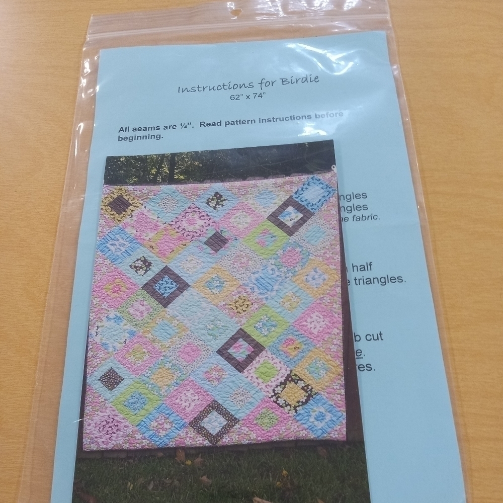 Birdie Quilt Sewing Pattern Quilting